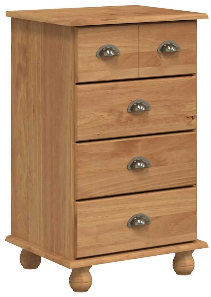 vidaXL Συρταριέρα ASKIM Καφέ 45,8 x 40 x 79 εκ. Στερεά ξυλεία πεύκου