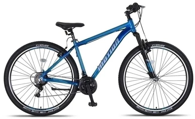 4 Motion MTB 27.5 Inch 47 cm Unisex 21SP Rim Brakes BlueBlackUmit