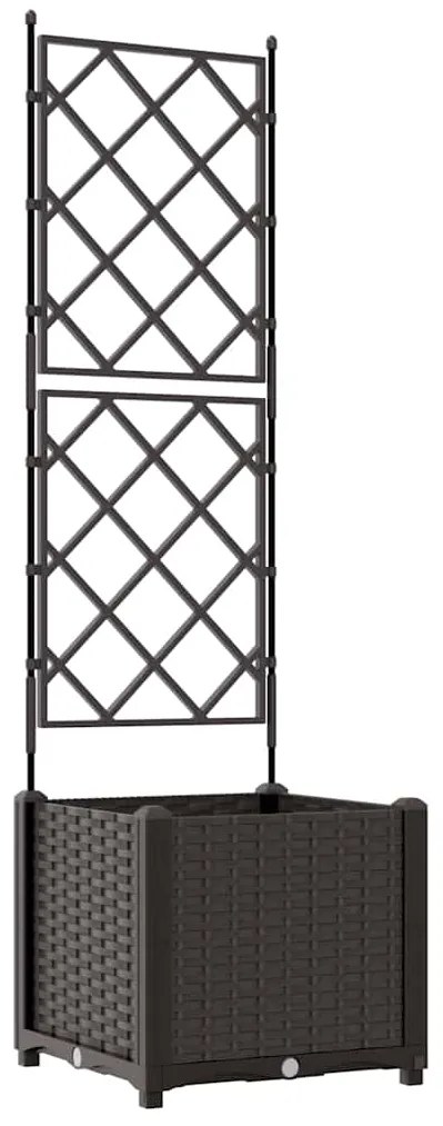 vidaXL Κηποτινάκι με Τρέλα Καφέ 40 x 40 x 143 εκ. PP