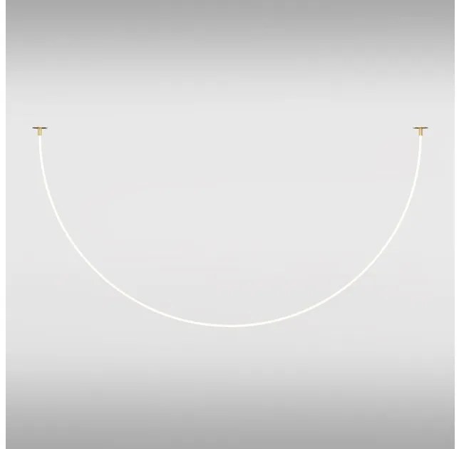 Κρεμαστό Φωτιστικό Οροφής LED 40W Σιλικόνη Neon Tau Maytoni-MOD146PL-L40G3K-Χρυσό MOD146PL-L40G3K