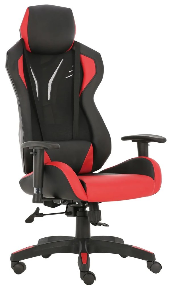 Καρέκλα Γραφείου ArteLibre Gaming ΑΝΔΡΟΜΑΧΗ Κόκκινο PVC/PU 67x65x123-131cm