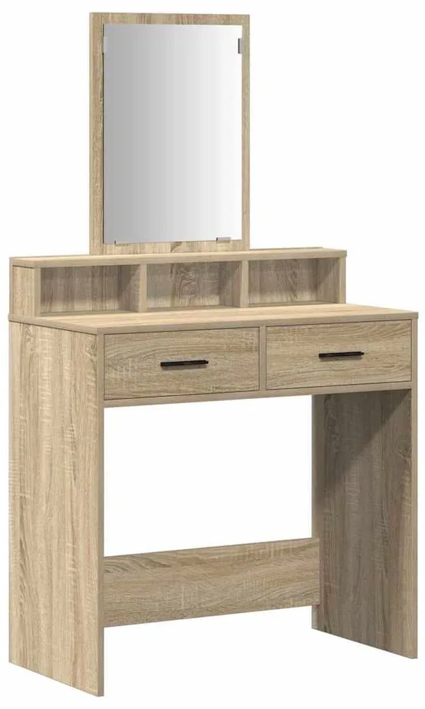 vidaXL Κομμό Υπνοδωματίου με συρτάρι Δρύς Sonoma 79 x 41 x 140 εκ.