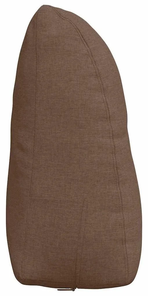vidaXL Μαξιλάρι Πλάτης Καφέ 60 x 24 x 50 εκ ύφασμα