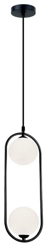 Φωτιστικό Οροφής Fancy 4208700 Black Viokef Metal, Glass