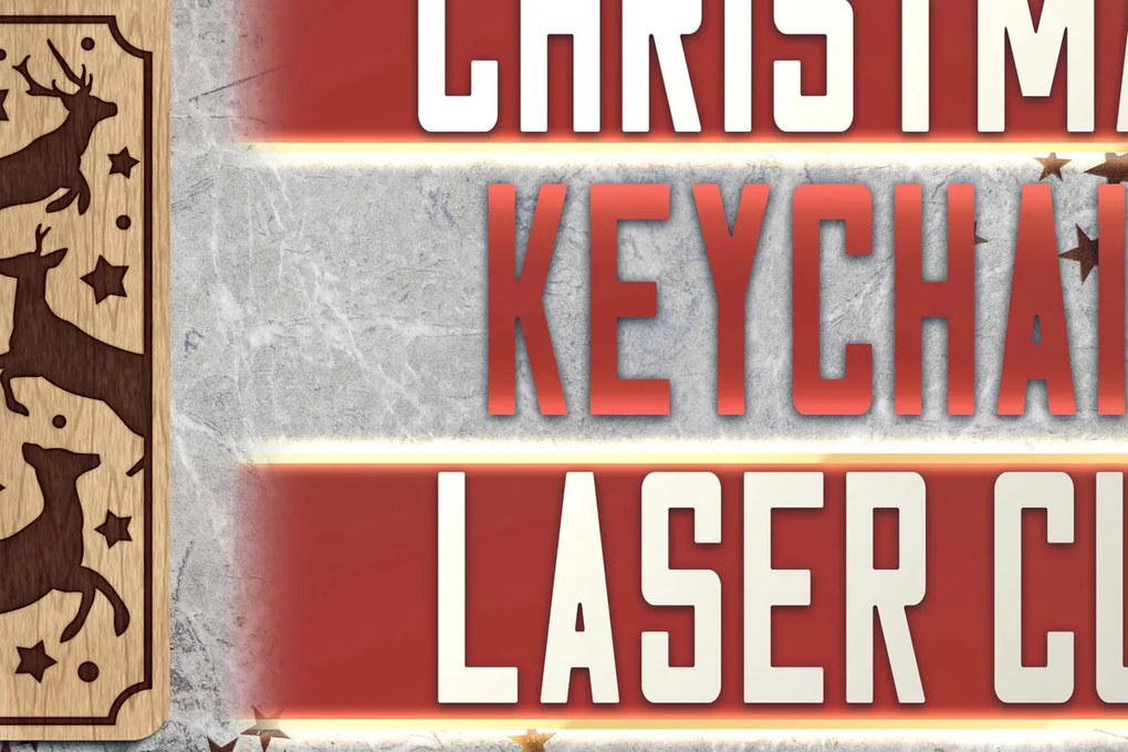 Intra απο ξύλο plywood 3mm-4mm πάχος Christmas Keychain | Χριστούγεννα Δίασταση 6x6 cm INTRAFABR-62988440