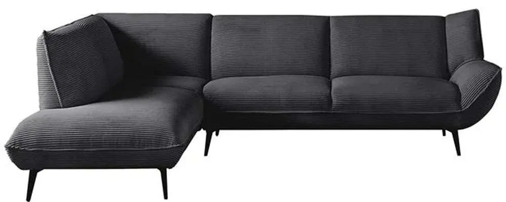 Καναπές Γωνιακός (Δεξιά Γωνία) Emerald Ε9419,31 274x203x88cm Anthracite