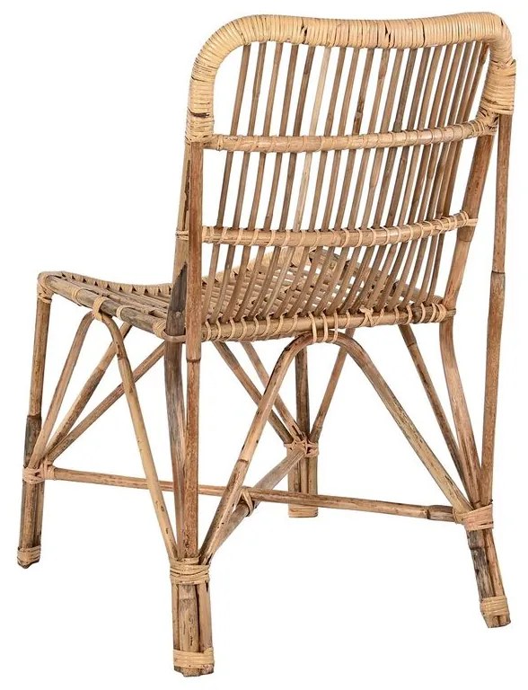 Καρέκλα Τραπεζαρίας DKD Home Decor Φυσικό 47 x 47 x 83 cm 47 x 61 x 84 cm