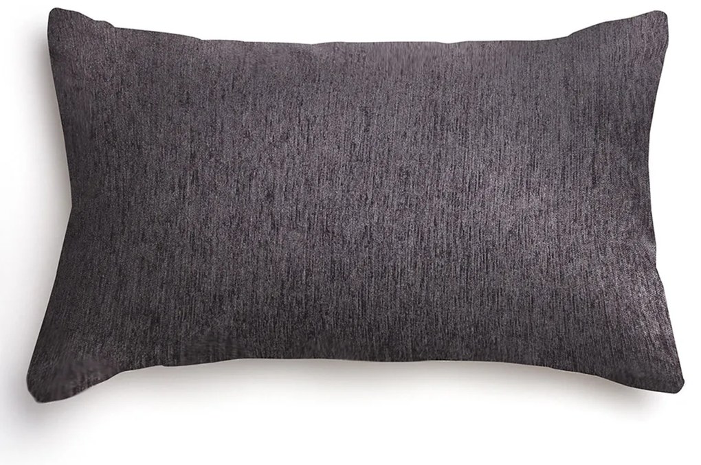 Διακοσμητική Μαξιλαροθήκη (30x50) Aslanis Home Plain 4 Seasons Black