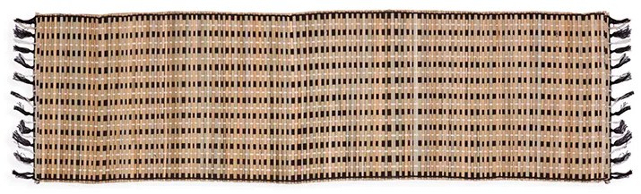 Τραβέρσα Straw Natural/Black 45x150 Nef-Nef Homeware