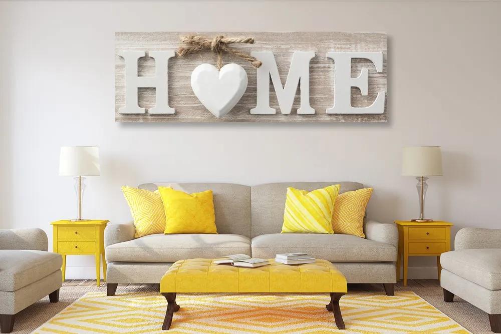 Εικόνα με τις λέξεις Σπίτι σε vintage σχέδιο - 120x40
