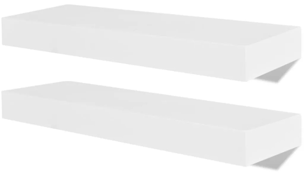 vidaXL Ράφια Τοίχου 4 τεμ. Λευκά 40 εκ.