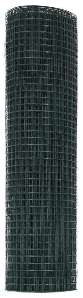 vidaXL Φράκτης από Συρματόπλεγμα  Πράσινος 0.6x50 μ Σίδερο