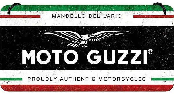 Μεταλλική πινακίδα Moto Guzzi Italian