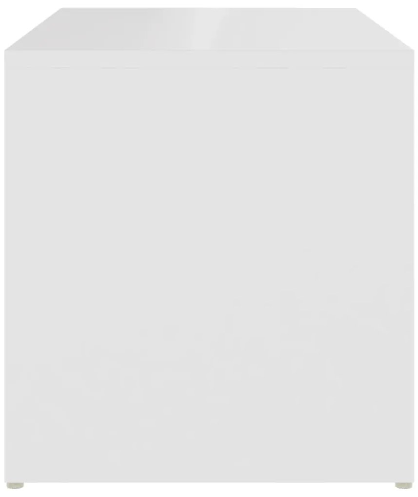 vidaXL Τραπέζι Βοηθητικό Λευκό 59 x 36 x 38 εκ. από Επεξ. Ξύλο