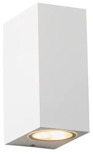 GU10 WALL LUMINAIRE 230V AC MATT WHITE IP65 MAX.2X35W - LG2204GU10W - LG2204GU10W