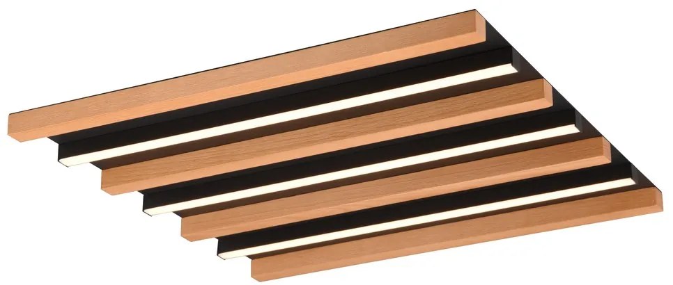 Φωτιστικό Οροφής Trio Lighting FONTANA 648914532 Μαύρο Ματ (Black Mat) 3000K