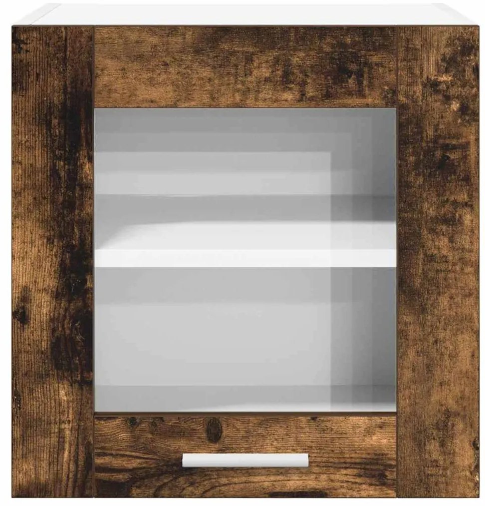 vidaXL Κρεμαστό ντουλάπι Riga 2 pcs Καπνιστό Δρύς 40 x 31 x 40 εκ.