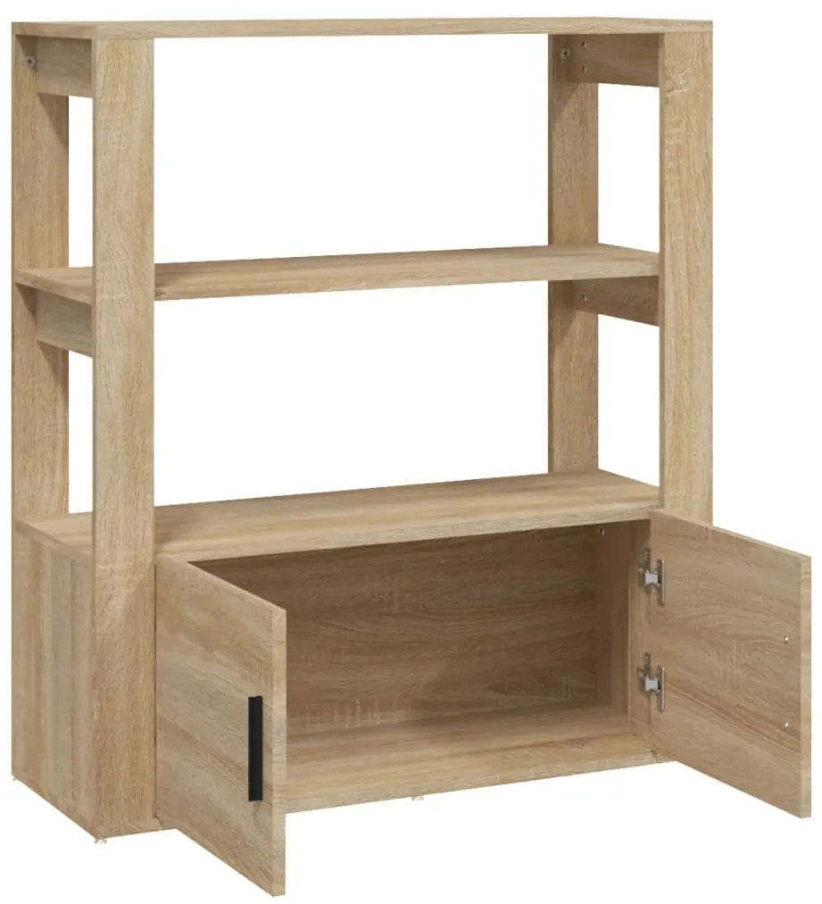 vidaXL Ντουλάπι Sonoma Δρυς 80x30x90 εκ. από Επεξεργασμένο Ξύλο