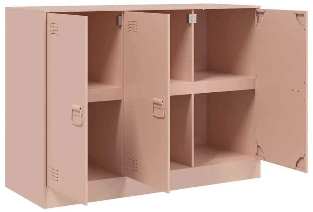 vidaXL Ντουλάπι Ροζ 99x39x73 εκ. από Ατσάλι