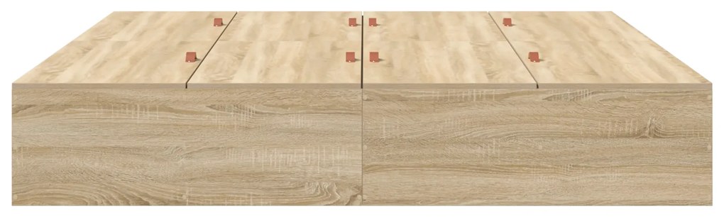 vidaXL Κινητό Κρεβάτι Αποθήκης Σονομά Οξιά 180x200 εκ