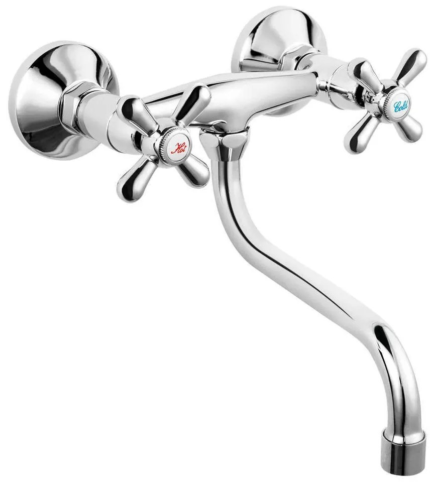 Μπαταρία Κουζίνας Εντοιχισμού Retro XR5 Chrome Ferro Metal