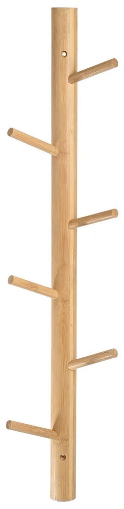 Κρεμάστρα Τοίχου 6 Θέσεων 65x15x6cm Bamboo Estia Home Art 04-19853