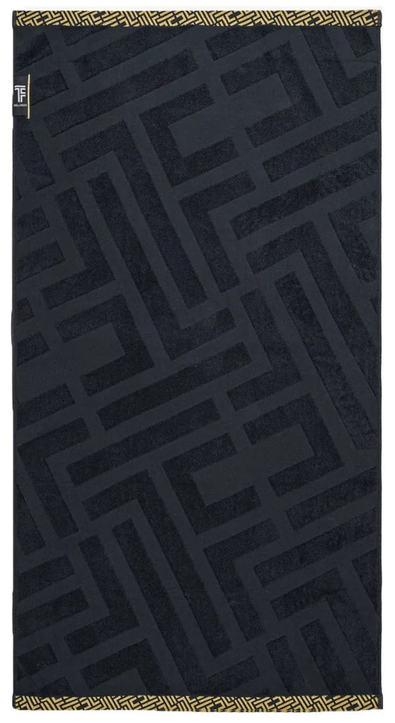 Πετσέτα Θαλάσσης (90x190) Feel &amp; Touch Fresh Black