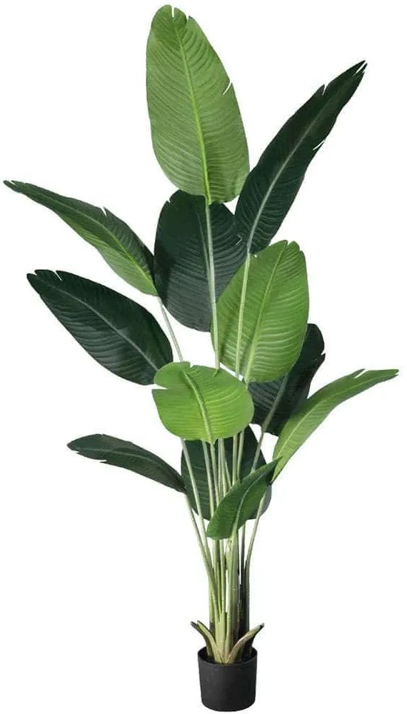 Τεχνητό Φυτό Strelitzia 20026 Φ80x180cm Green-Brown Globostar Πολυαιθυλένιο,Ύφασμα