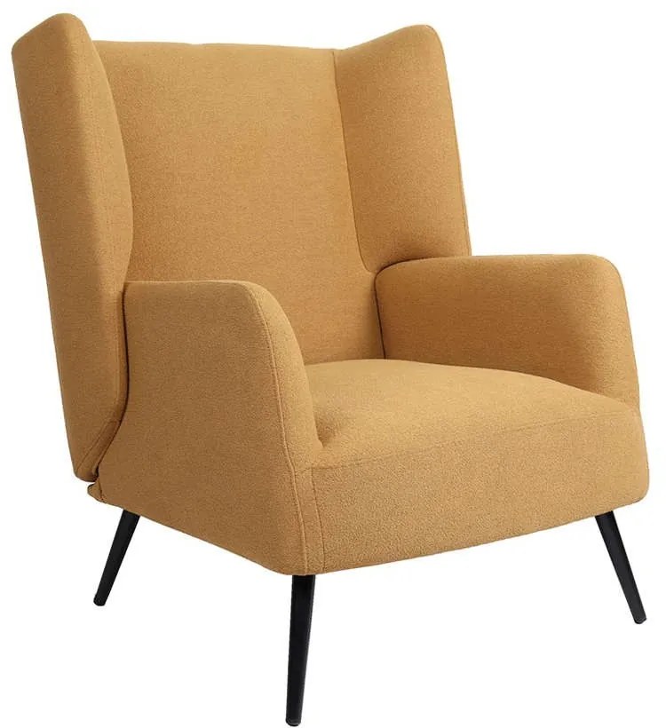 Πολυθρόνα Monaco 01-3072 77x85x105cm Mustard