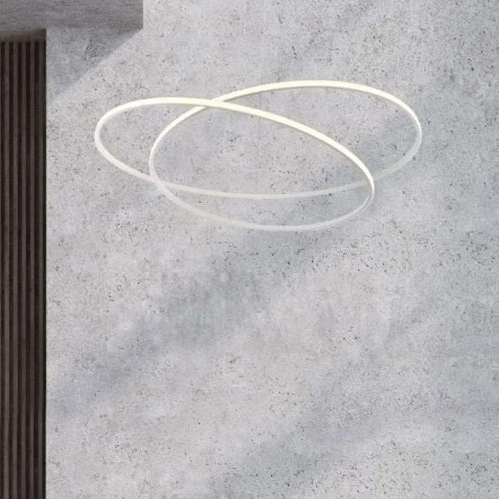Φωτιστικό Οροφής Glem/100B 2390 Φ100x45/90cm 75W White Sikrea Aluminum,Acrylic