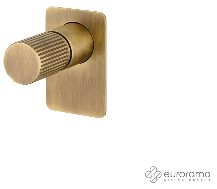 Eurorama OSO Μίκτης εντοιχισμού 1 εξόδου Bronze Brushed