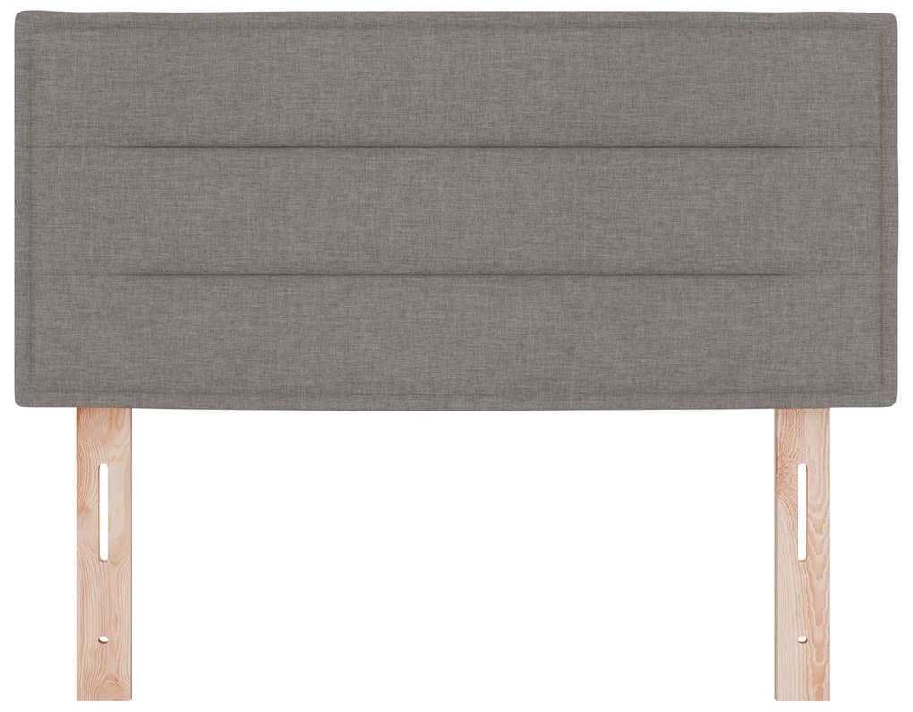 vidaXL LED Κεφαλάρι Γραμμές Σχεδιασμός Taupe 90 εκ Ύφασμα