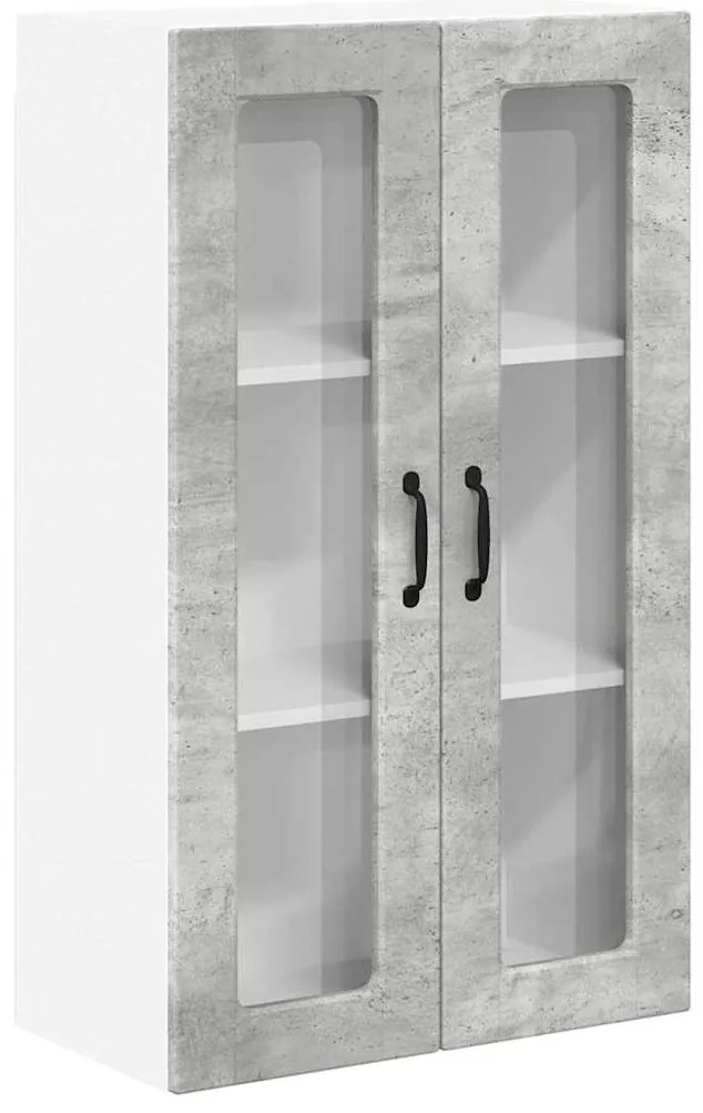 vidaXL Ντουλάπα Κουζίνας με ράφι Σκυρόδεμα Γκρι 60 x 31 x 100 εκ.