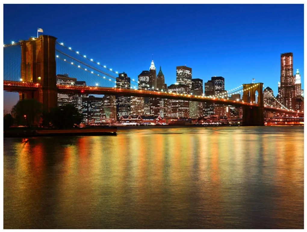 Φωτοταπετσαρία - Dusk over the Brooklyn Bridge 350x270