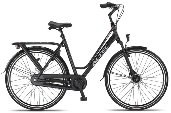Omega Plus 28 Inch 50 cm Women 7SP Roller brakes Matte blackAltec
