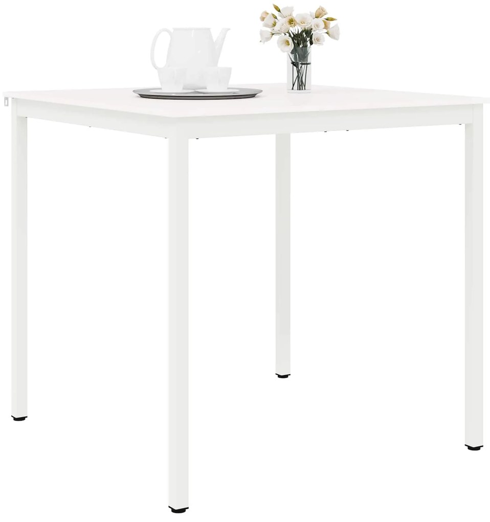 vidaXL Τραπέζι μπαρ Λευκό 110 x 55 x 105 εκ. Στερεά ξυλεία πεύκου