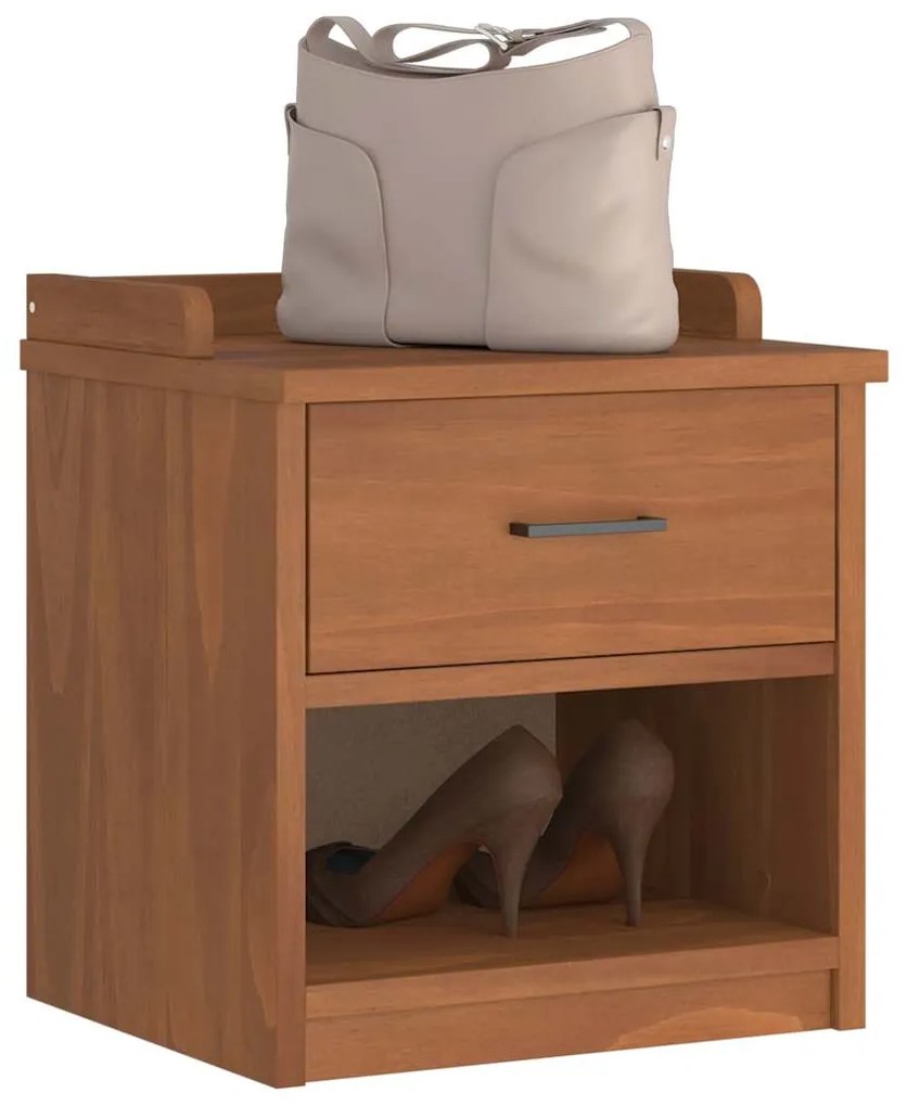 Πάγκος διαδρόμου "SANDNES" 45x40x50 εκ.Πεύκο μασίφ ξύλο