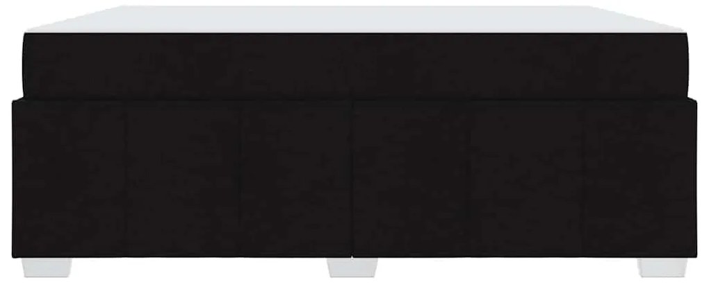 vidaXL Σκελετός Κρεβατιού με στρώμα Μαύρο 180 x 200 cm ύφασμα