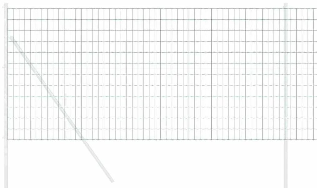 vidaXL Φράχτης Εuro Πράσινο 1.2 x 10 m Σίδηρος με επικάλυψη PVC