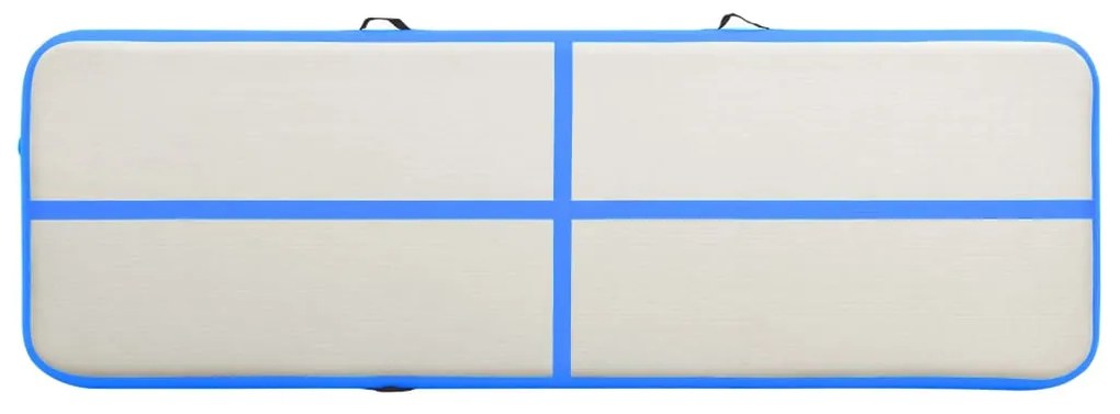 vidaXL Στρώμα Ενόργανης Φουσκωτό Μπλε 300 x 100 x 20 εκ. PVC με Τρόμπα