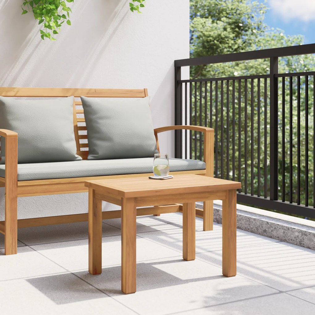 vidaXL Τραπεζάκι σαλονιού Καφέ 50 x 35 x 36 cm Μασίφ ξύλο teak