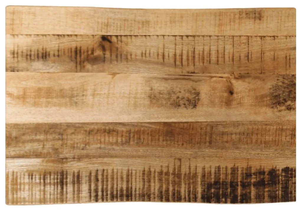 vidaXL Επιφάνεια Τραπεζιού 70x40x3,8 εκ. Live Edge Μασίφ Ξύλο Μάνγκο