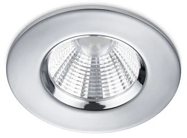 Χωνευτό Σποτ Φωτιστικό Οροφής LED 5,5W IP65 Στρογγυλό Zagros Trio Lighting-650710106-Χρώμιο 650710106