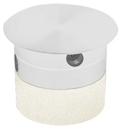 Βάση Από Σύστημα Φωτισμού 19151 Φ10 3W 3000K 95Lm White Στρόγγυλο Αλουμίνιο