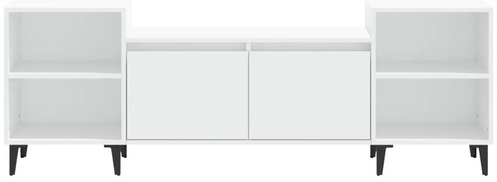 vidaXL Έπιπλο Τηλεόρασης Λευκό 160 x 35 x 55 εκ. Επεξεργασμένο Ξύλο