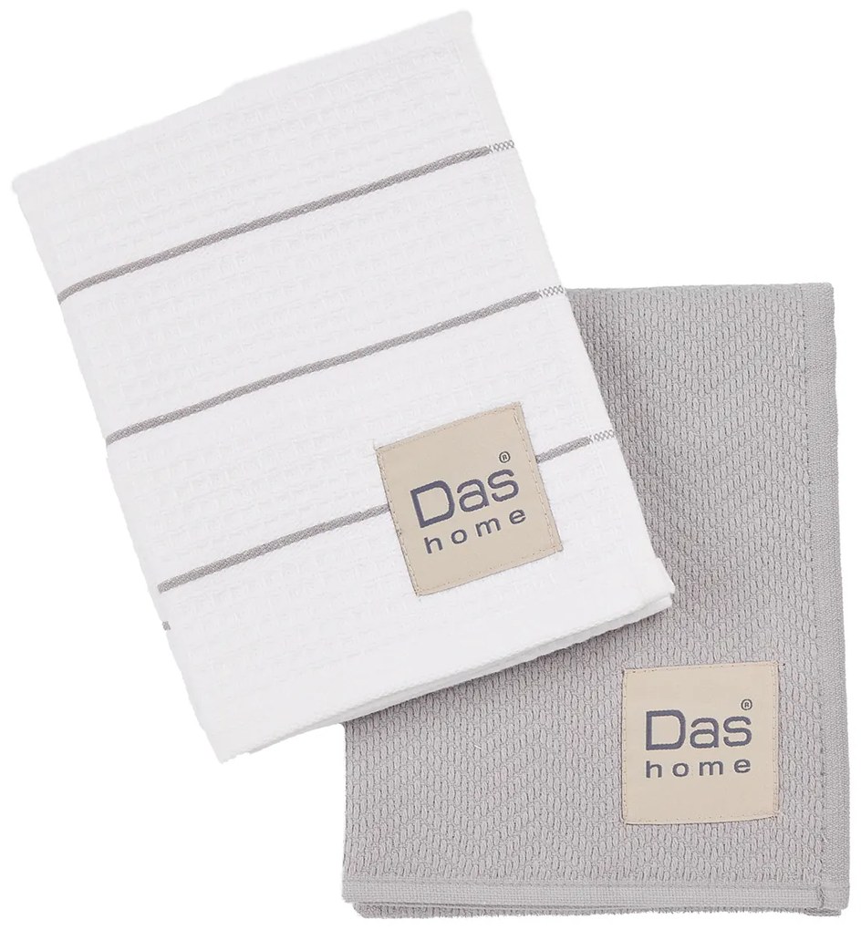 Ποτηρόπανα (Σετ 2τμχ) Das Home Kitchen 0829