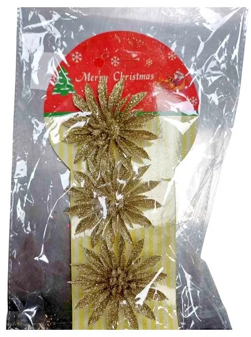 Σετ Χριστουγεννιάτικα στολίδια - 8cm - 3pcs - 230010-230010