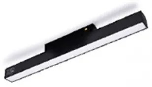 Φωτιστικό Μαγνητικής Ράγας LED 10W Γραμμικό 4000K 30cm Interlight -21357-Μαύρο 21357