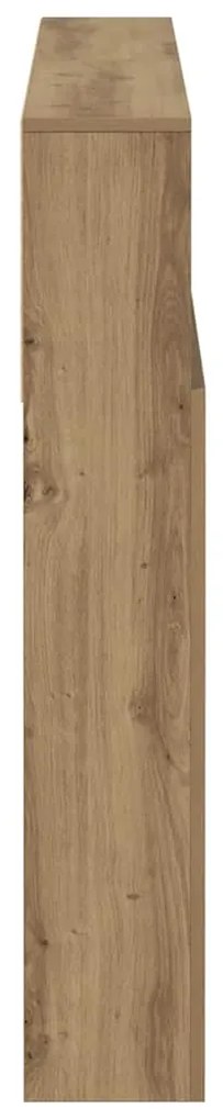 vidaXL Κεφαλάρι Με Αποθηκευτικό Χώρο 120x19x103,5 εκ. Επεξ. Ξύλο