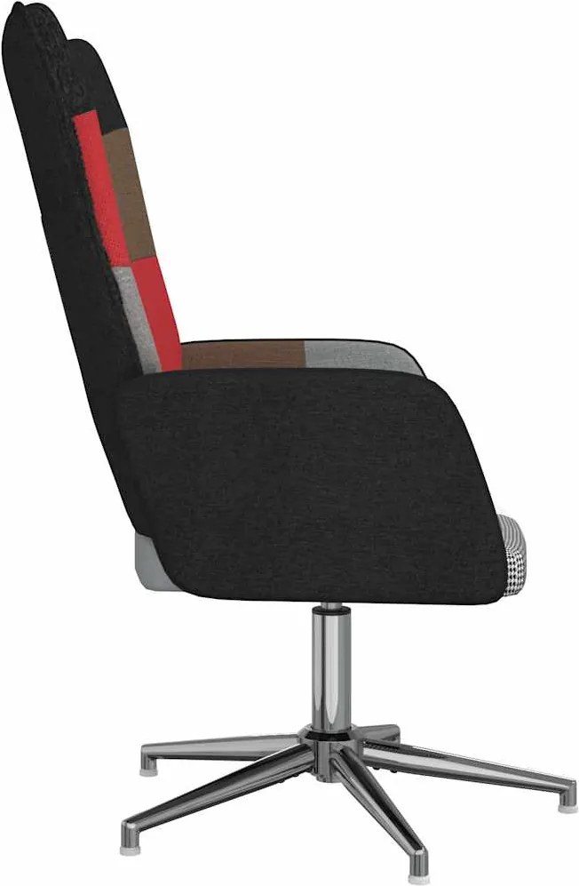 vidaXL Πολυθρόνα Relax Σχέδιο Patchwork Υφασμάτινη